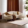 Atelier Del Sofa Eses - Cream Bouclett Sofá de 3 Plazas Crema